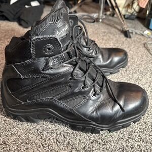 Tactical Sport Side Zip Bates Boots Size 9 Combat Black E02346